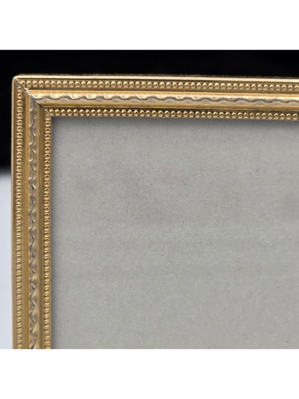 Gold Tone Ornate Vintage Picture Frame Embossed Detailing 2x3" PF58